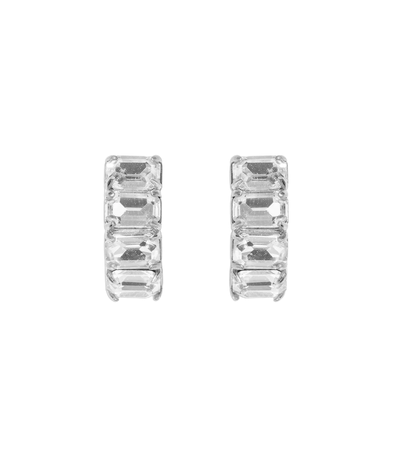 Loren Hope Austin Studs øredobber krystall gull baguette