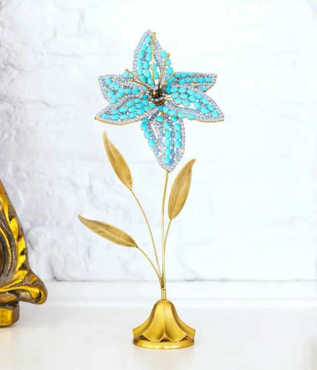 Loren Hope Blue Tiger Lily blomsterdekor