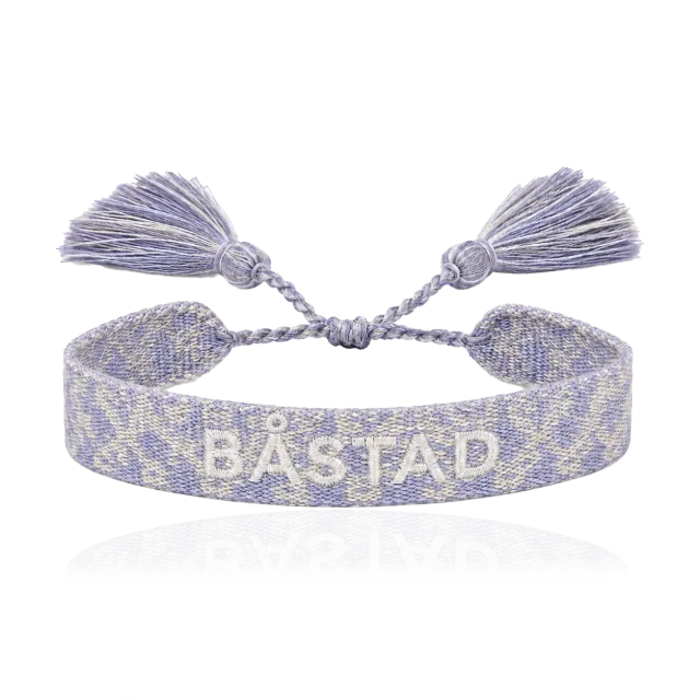 IOAKU Båstad Woven armbånd lavender tennis