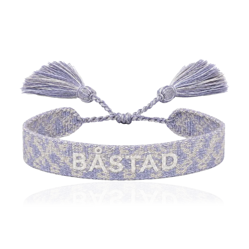 IOAKU Båstad Woven armbånd lavender tennis