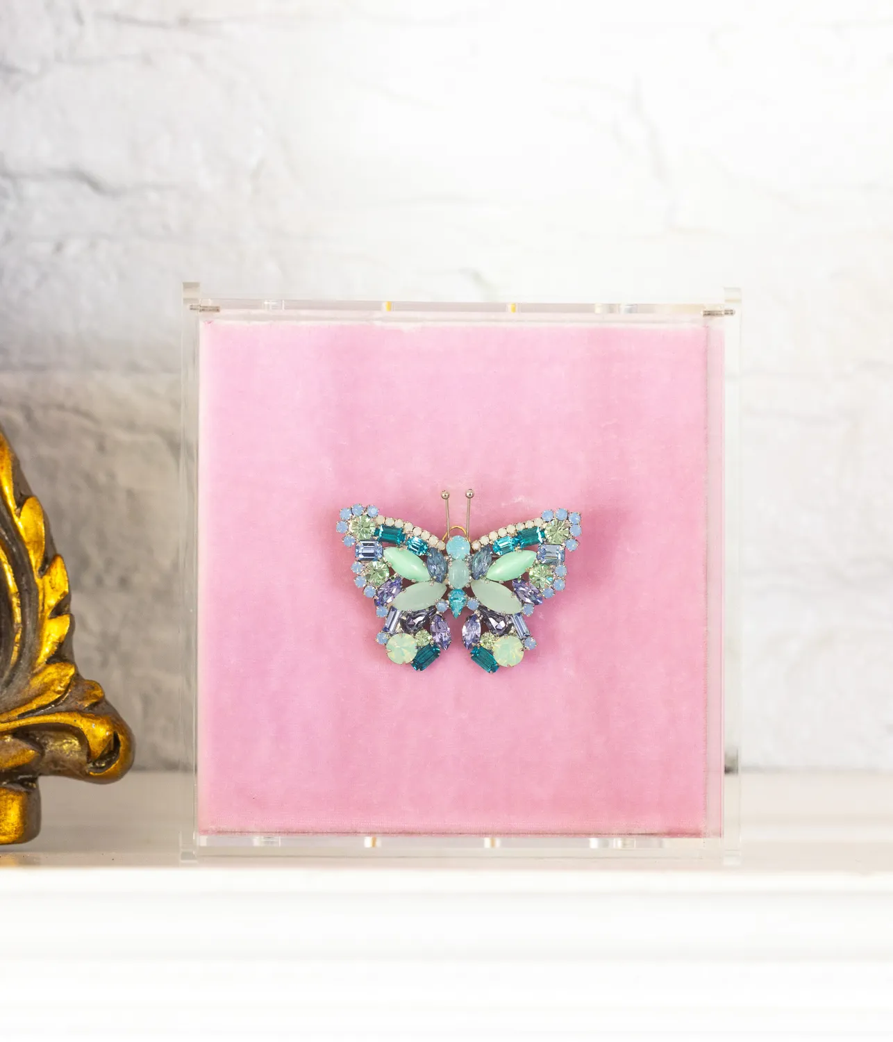 Loren Hope Butterfly Small Butterfly Blue brosje blå