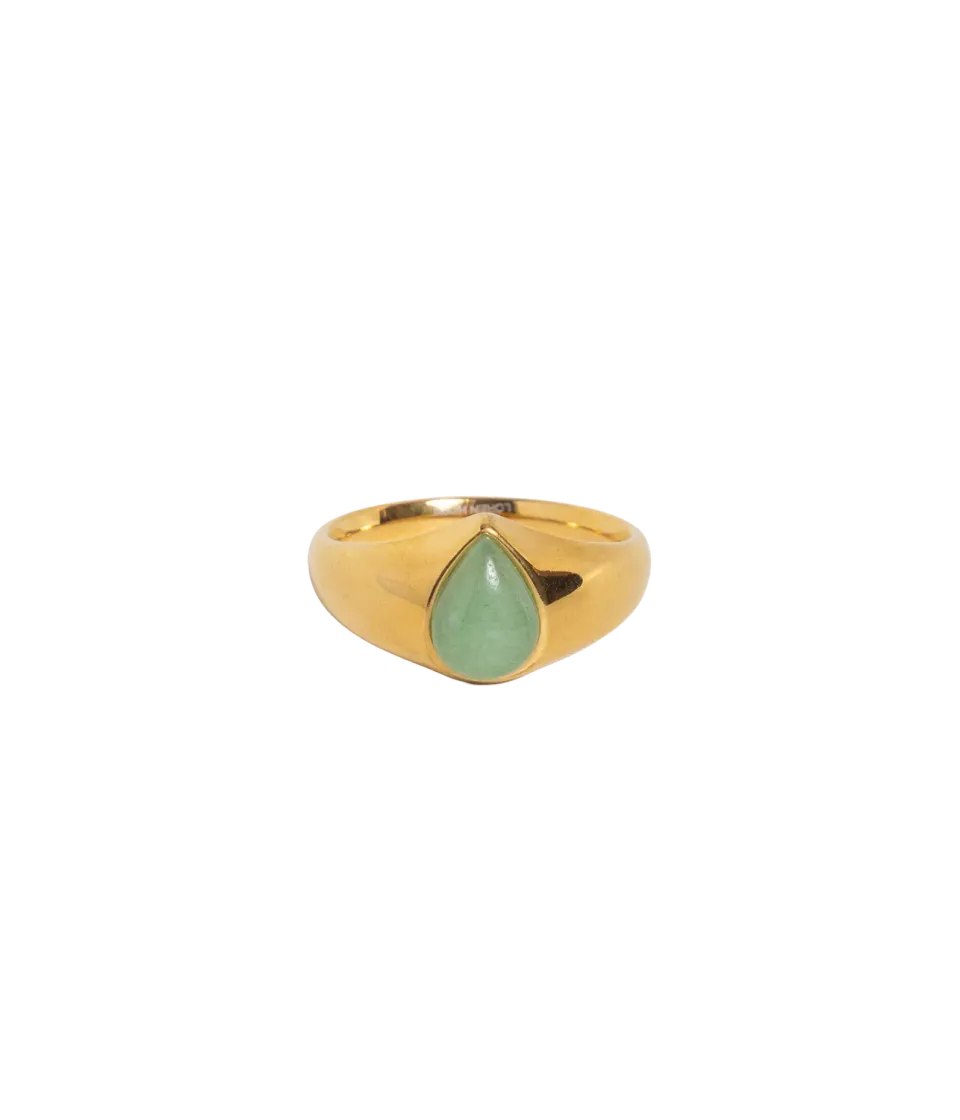 Loren Hope Evelune ring Green amazonitt 1 cm