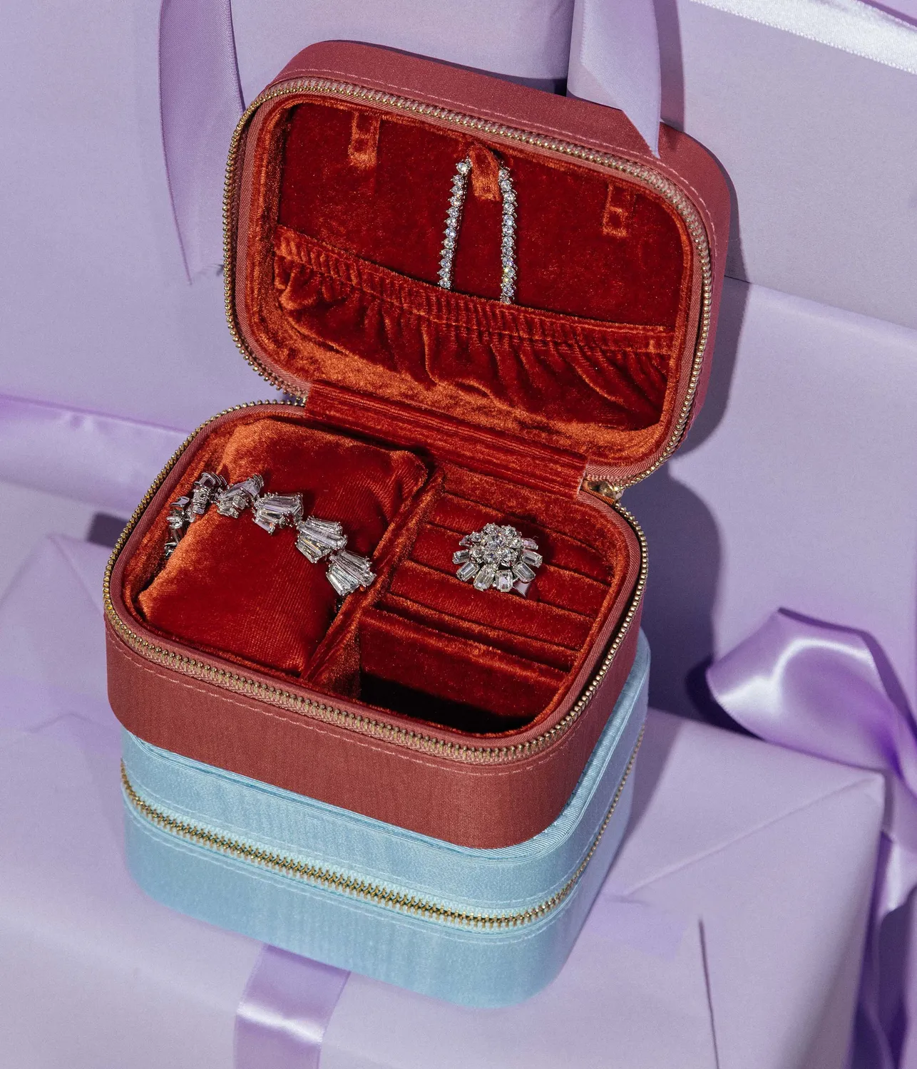 Loren Hope Travel Case smykkeskrin Dusty Rose