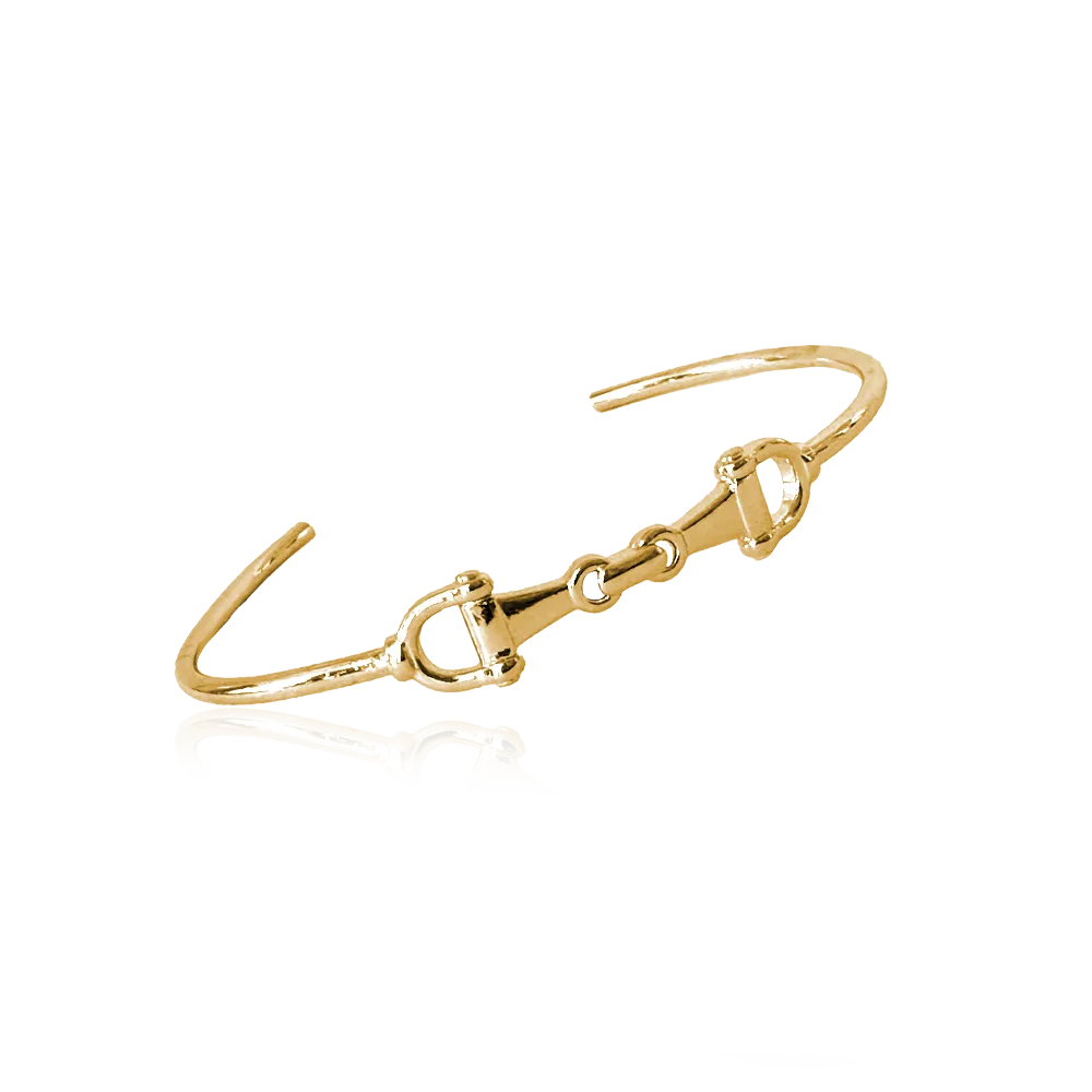 IOAKU Horse Bit armbånd gull