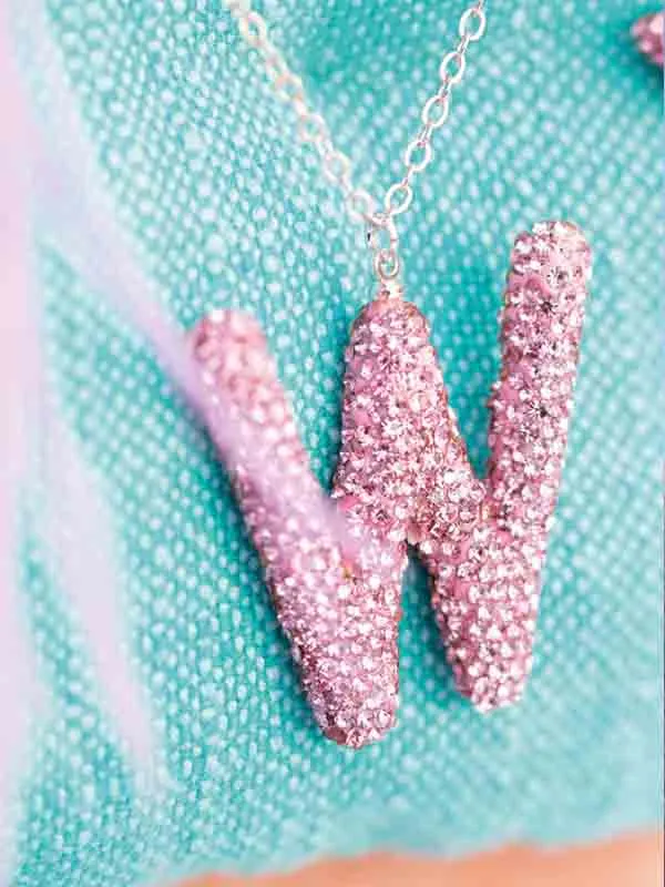 pfg Stockholm Glitter W halskjede glitrende