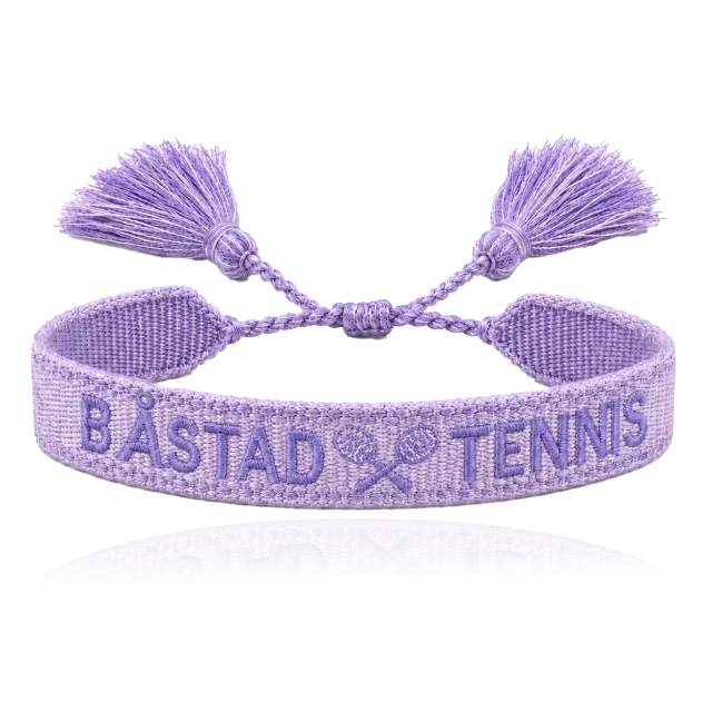 IOAKU Båstad Tennis armbånd lavendel vevd