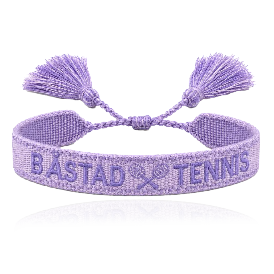 IOAKU Båstad Tennis armbånd lavendel vevd