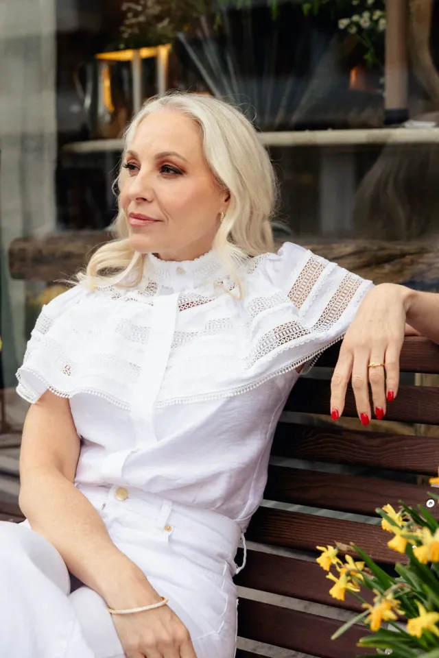 Janne Formoe Ulvifåreklær bluse bright white viskose