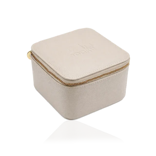 IOAKU Jewelry Box smykkeskrin offwhite PU