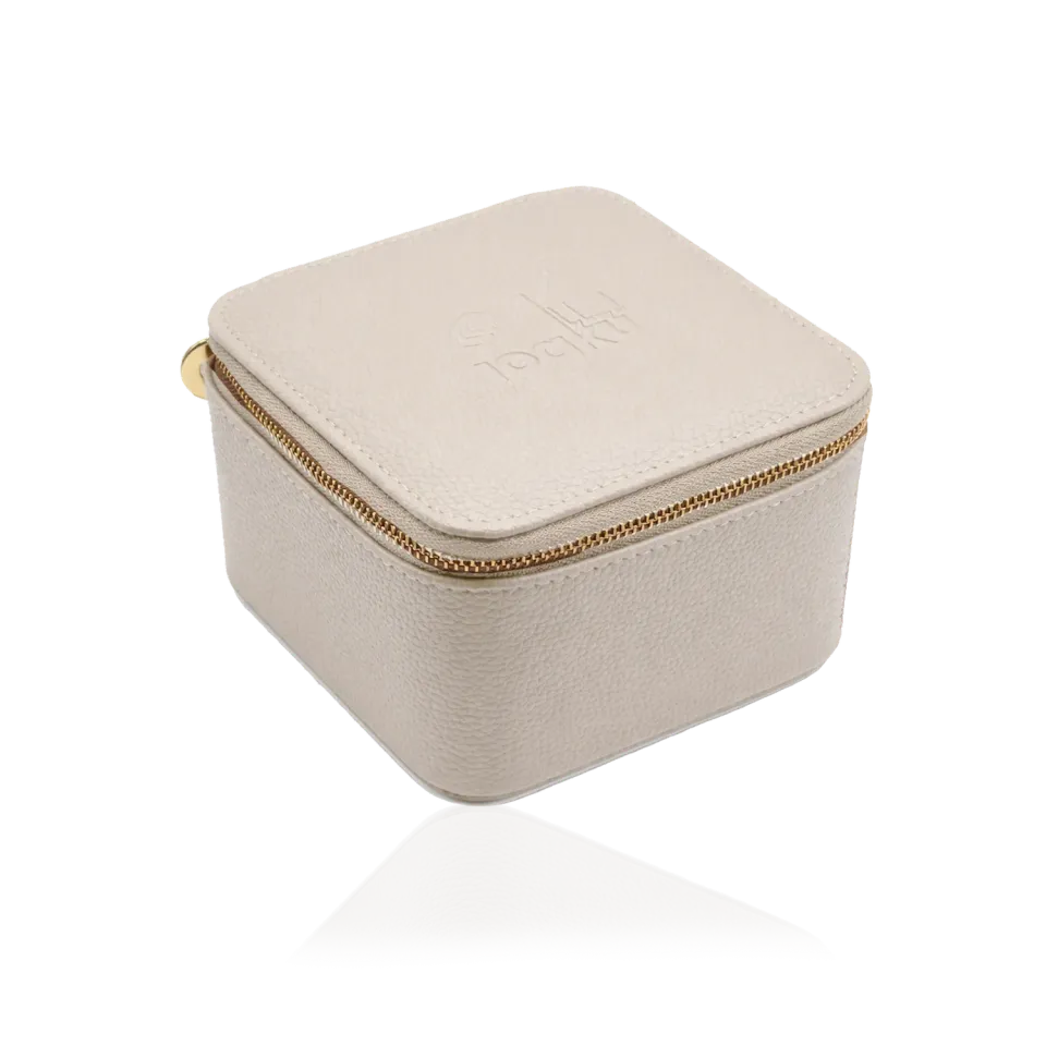 IOAKU Jewelry Box smykkeskrin offwhite PU