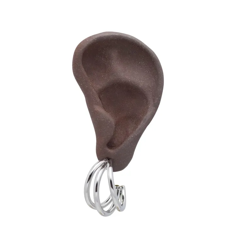 Wos WOS UP Pipe øredobber sølv 12,5 cm