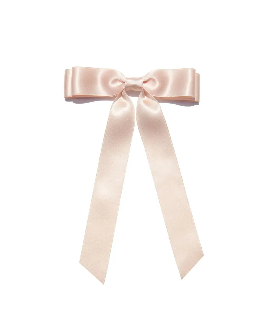 Loren Hope Bardot Silk hårsløyfe blush silke