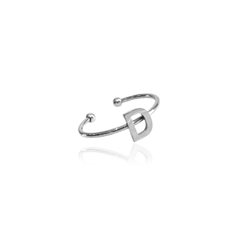 IOAKU Identity Micro ring bokstav G gull justerbar