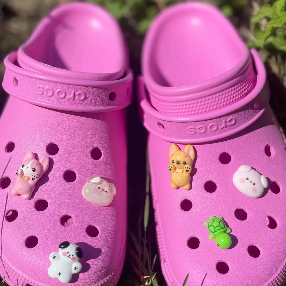 MiniKitty Animal Croc Charms ku hund skilpadde