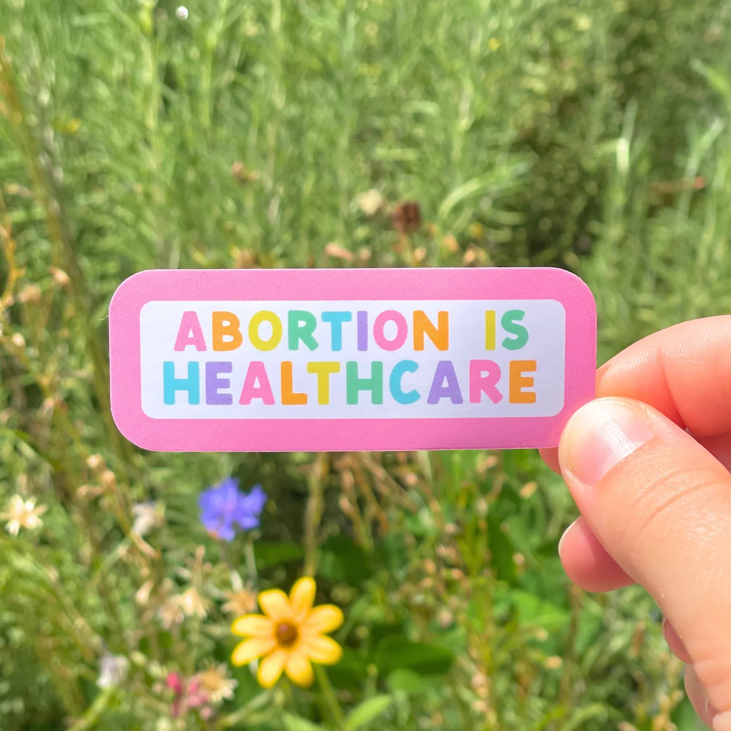 MiniKitty Abortion Is Healthcare klistremerke 7,6 cm vanntett