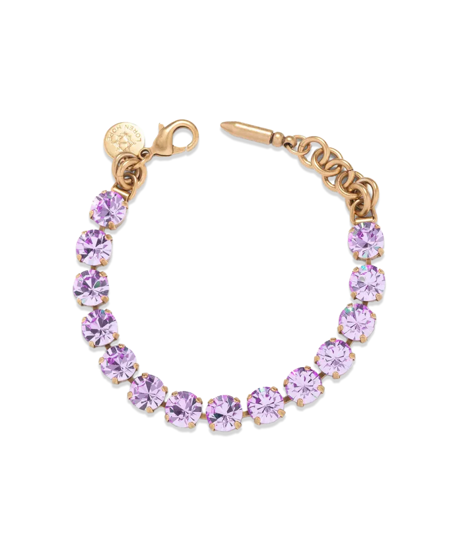 Loren Hope Arista armbånd Fiolett glass 16,5 cm
