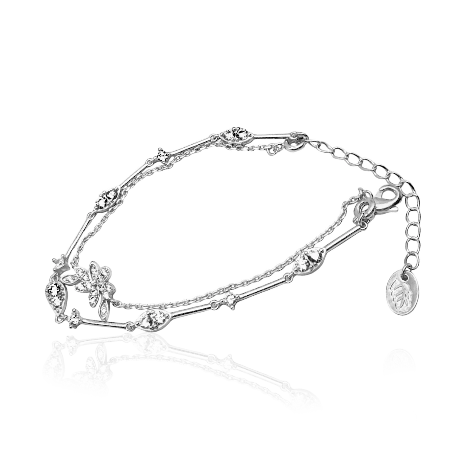 IOAKU Winter Bloom armbånd gull 16+6 cm messing
