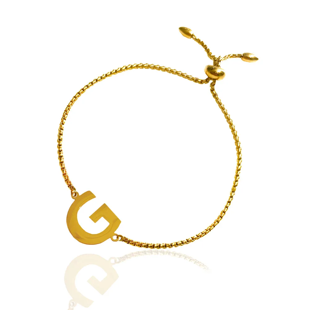 IOAKU New Identity armbånd gull bokstav A