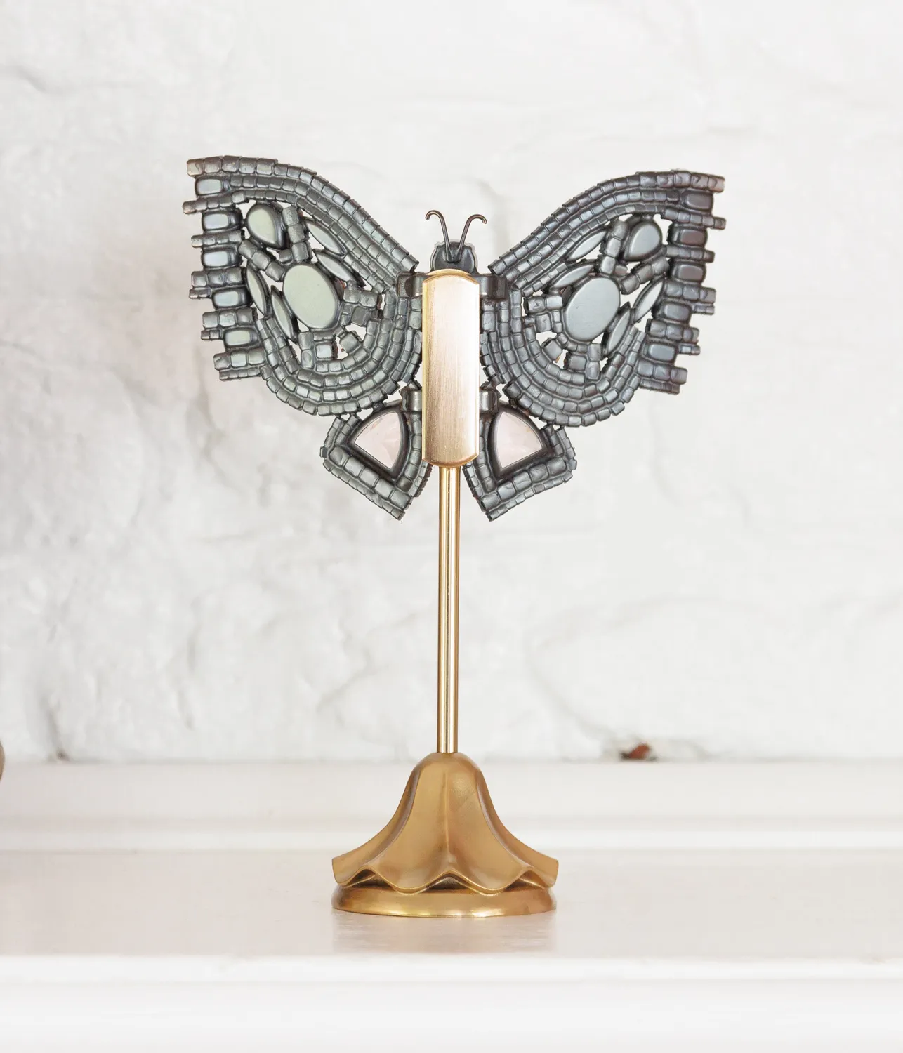 Loren Hope Empress Medium Butterfly skulptur grønn