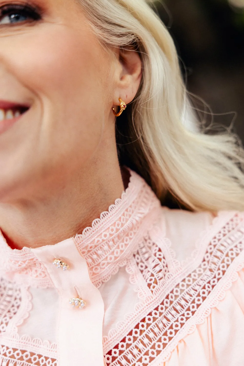 Janne Formoe Ulvifåreklær bluse pearl blush viskose