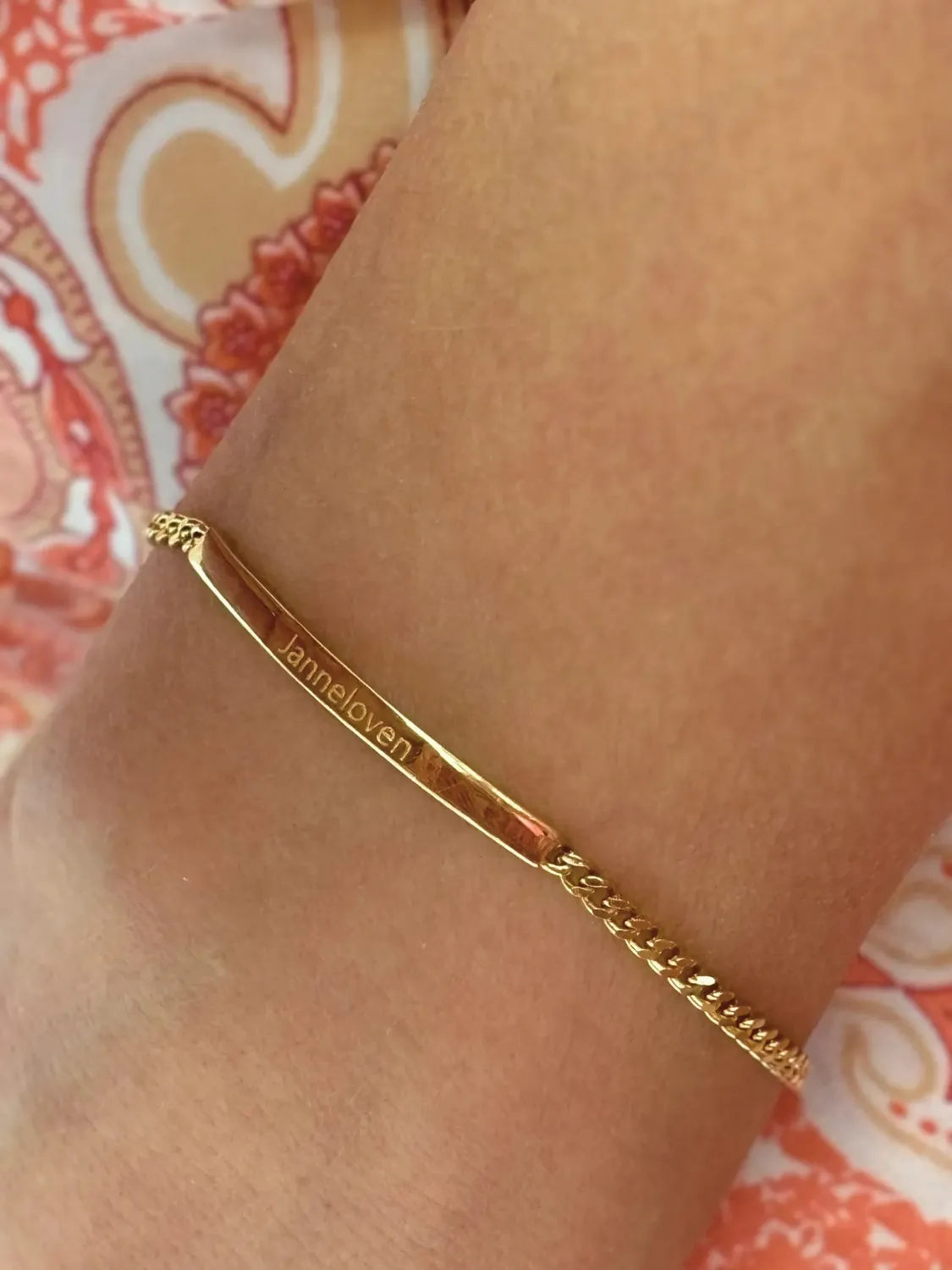 Janne Formoe Janneloven armbånd gull 16 cm