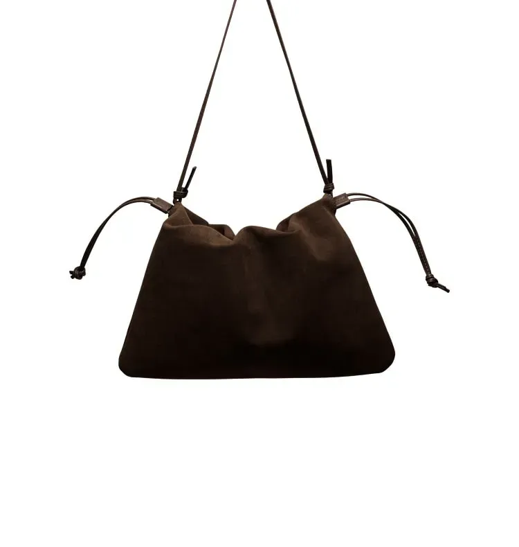 Wos UP Gia veske semsket brun kaffe 31 cm