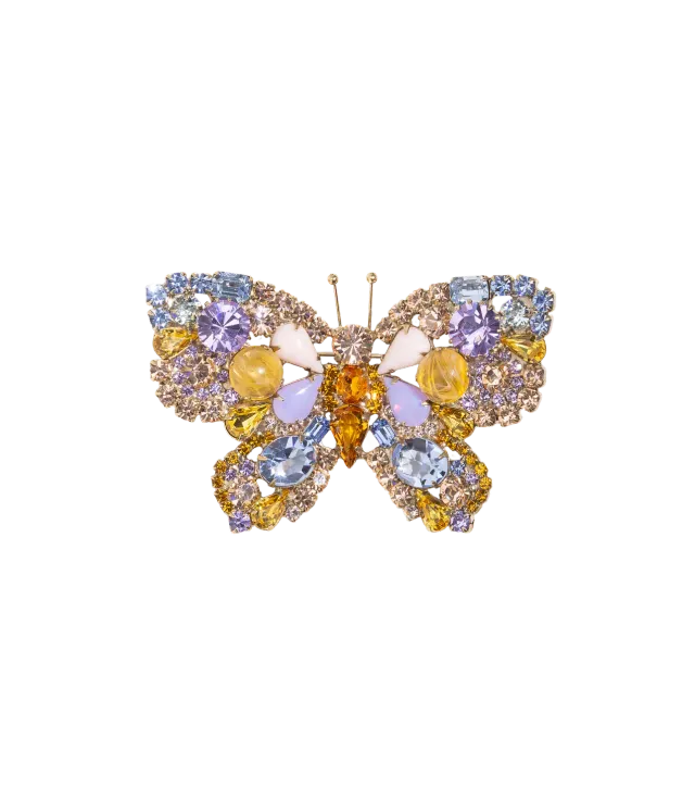 Loren Hope Butterfly Large brosje peach