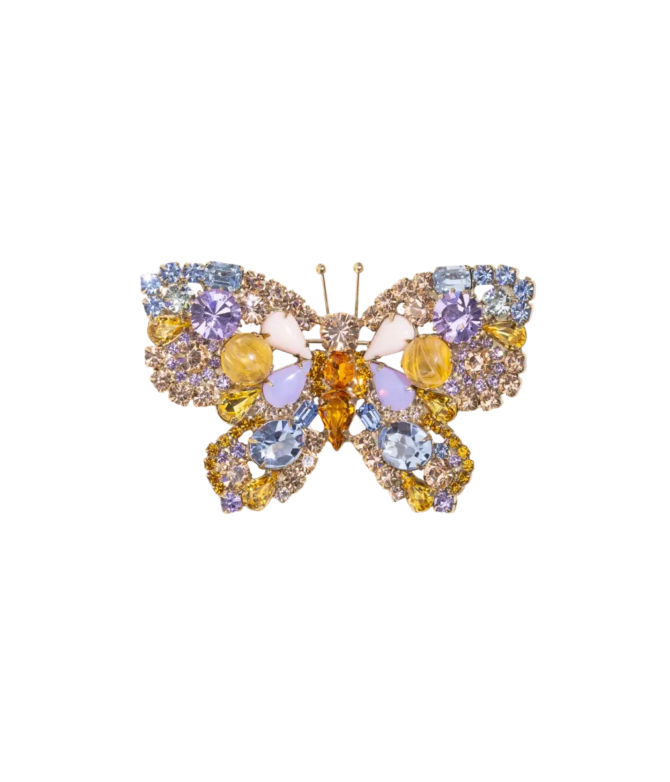 Loren Hope Butterfly Large brosje peach