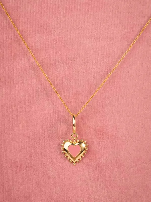 pfg Stockholm Heart berlock hjerte gull