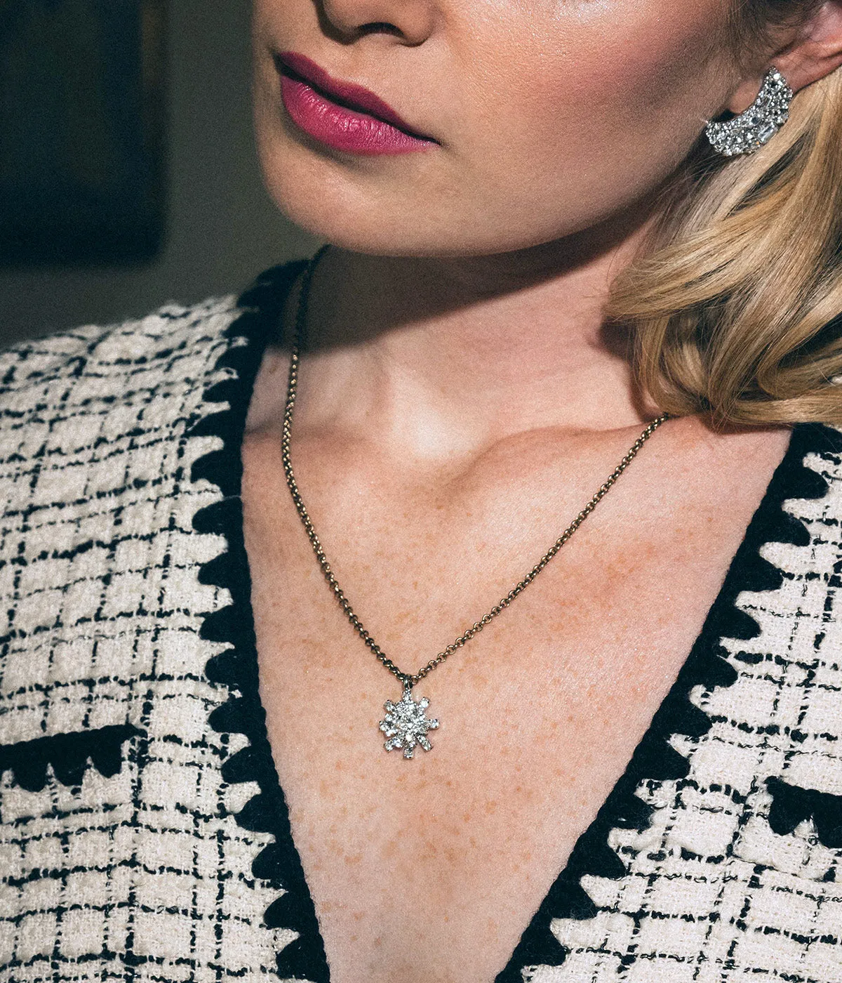 Loren Hope Starlet Pendant Halskjede Crystal krystall