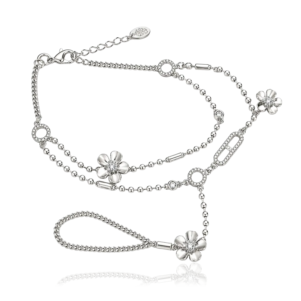 IOAKU La Fleur Detail armbånd gull 16 cm messing