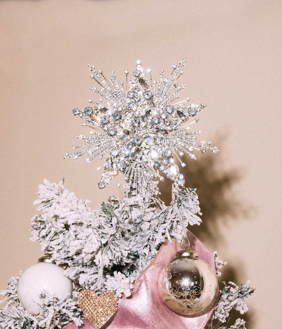 Loren Hope Starlight Tree Topper juletopp Crystal glasskrystall