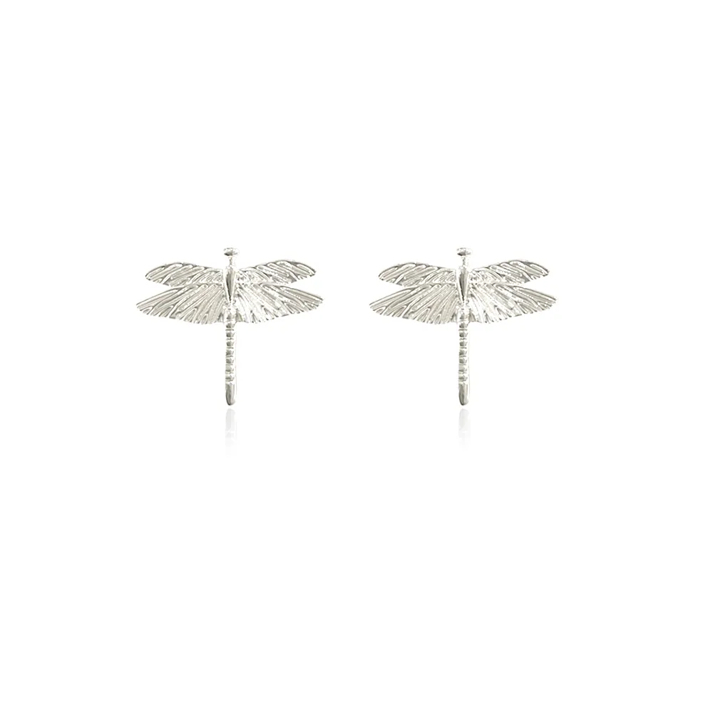 IOAKU Dragonfly Stud øredobber gull nikkel-frie