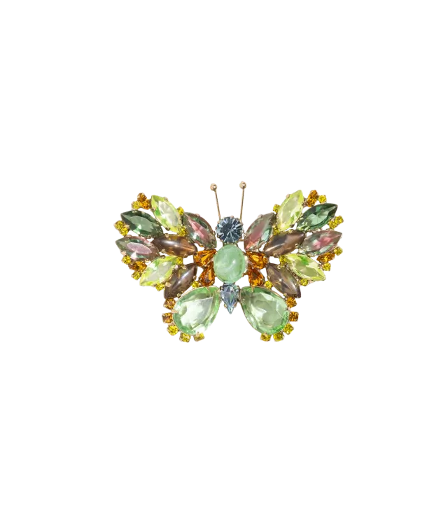 Loren Hope Butterfly brosje peridot grønn unika