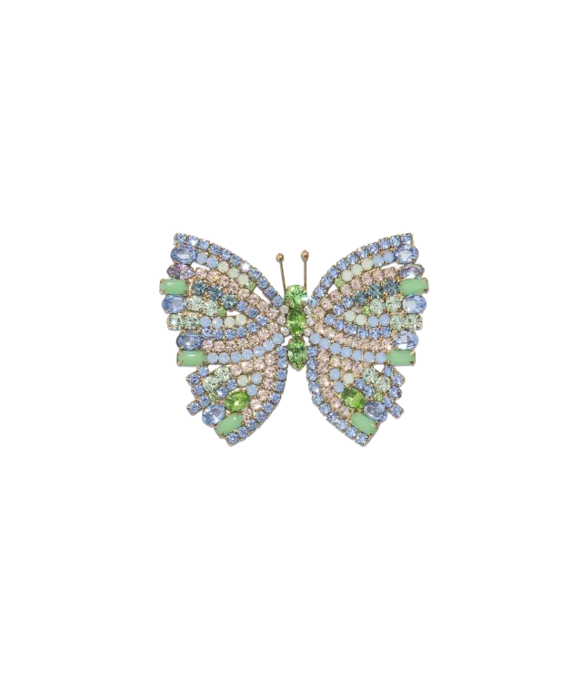Loren Hope Medium Butterfly brosje peridot 14 cm