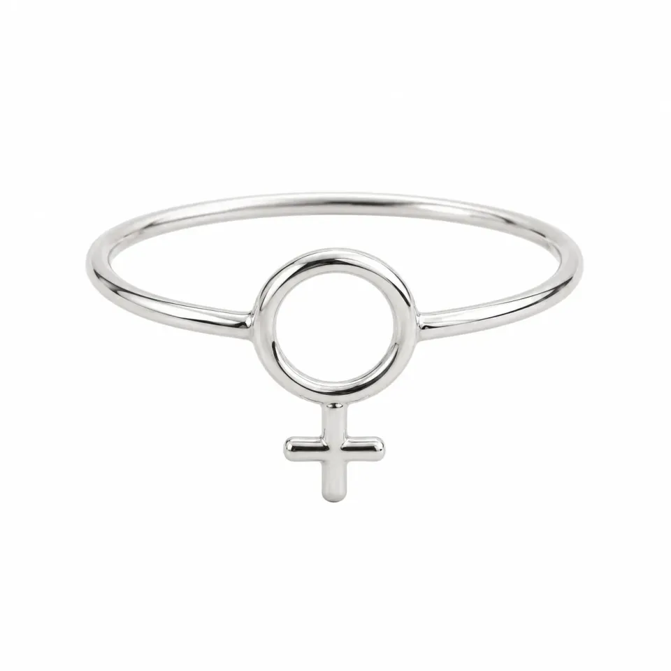 Wos Patti ring sølv 925 kvinnetegn