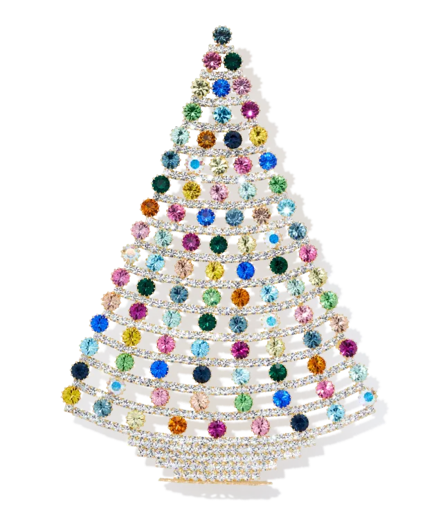 Loren Hope Gumdrop juletrepynt gull multi 21 cm