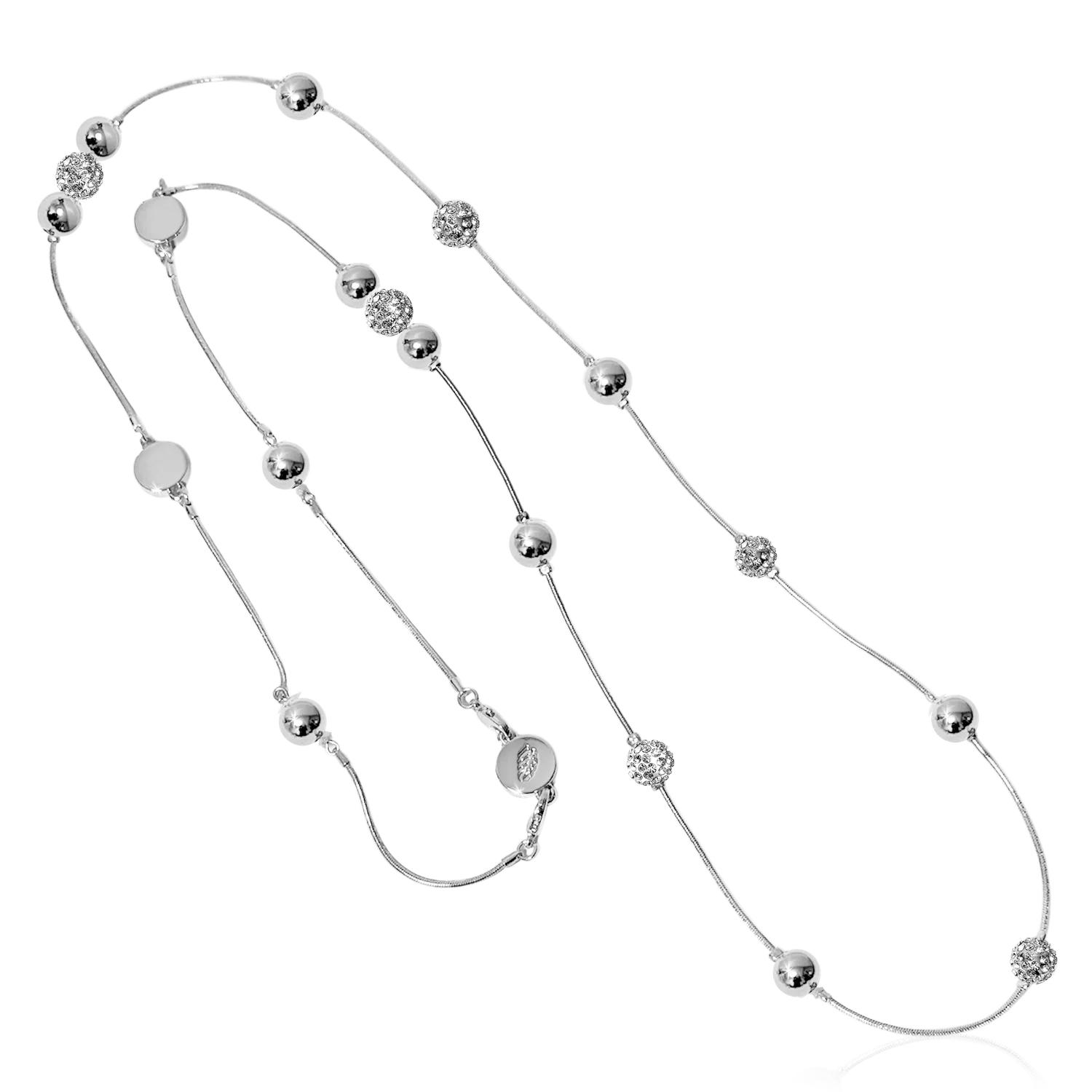 IOAKU Berry Sparkle Iconic halskjede gull 100 cm