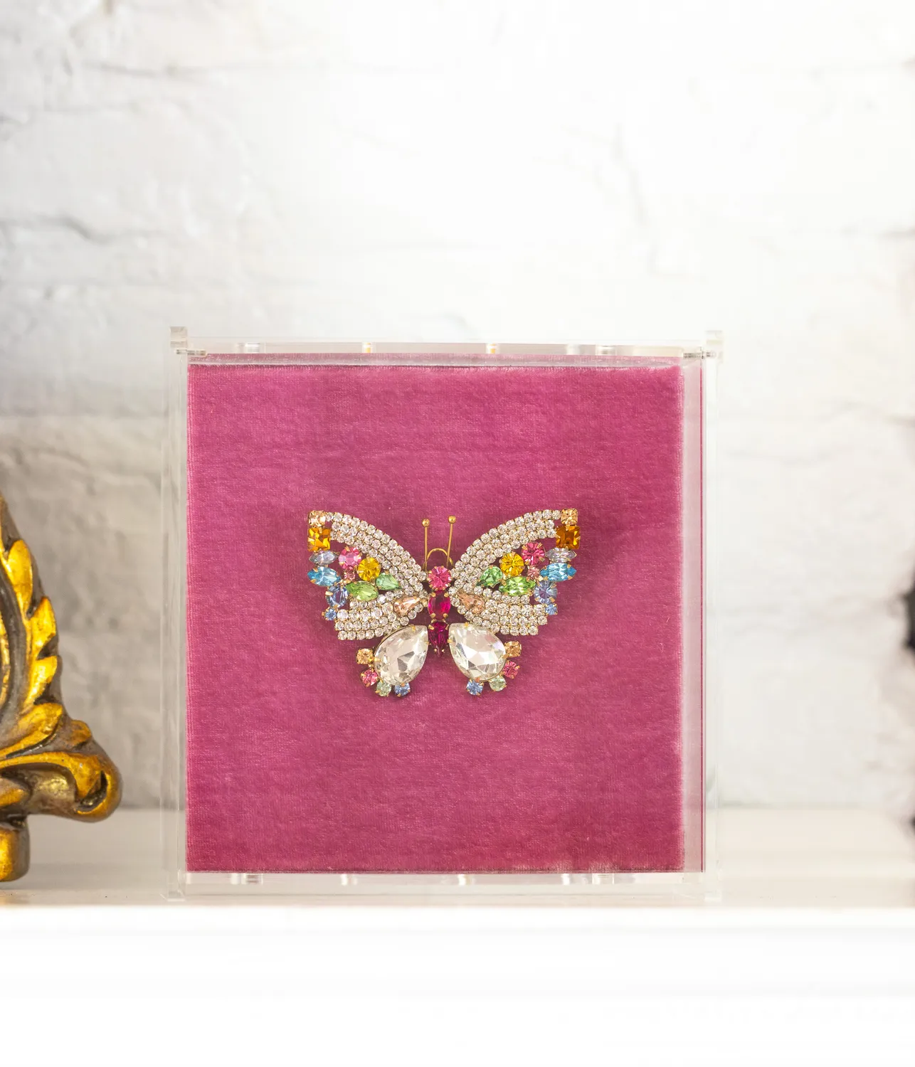 Loren Hope Medium Butterfly brosje crystal