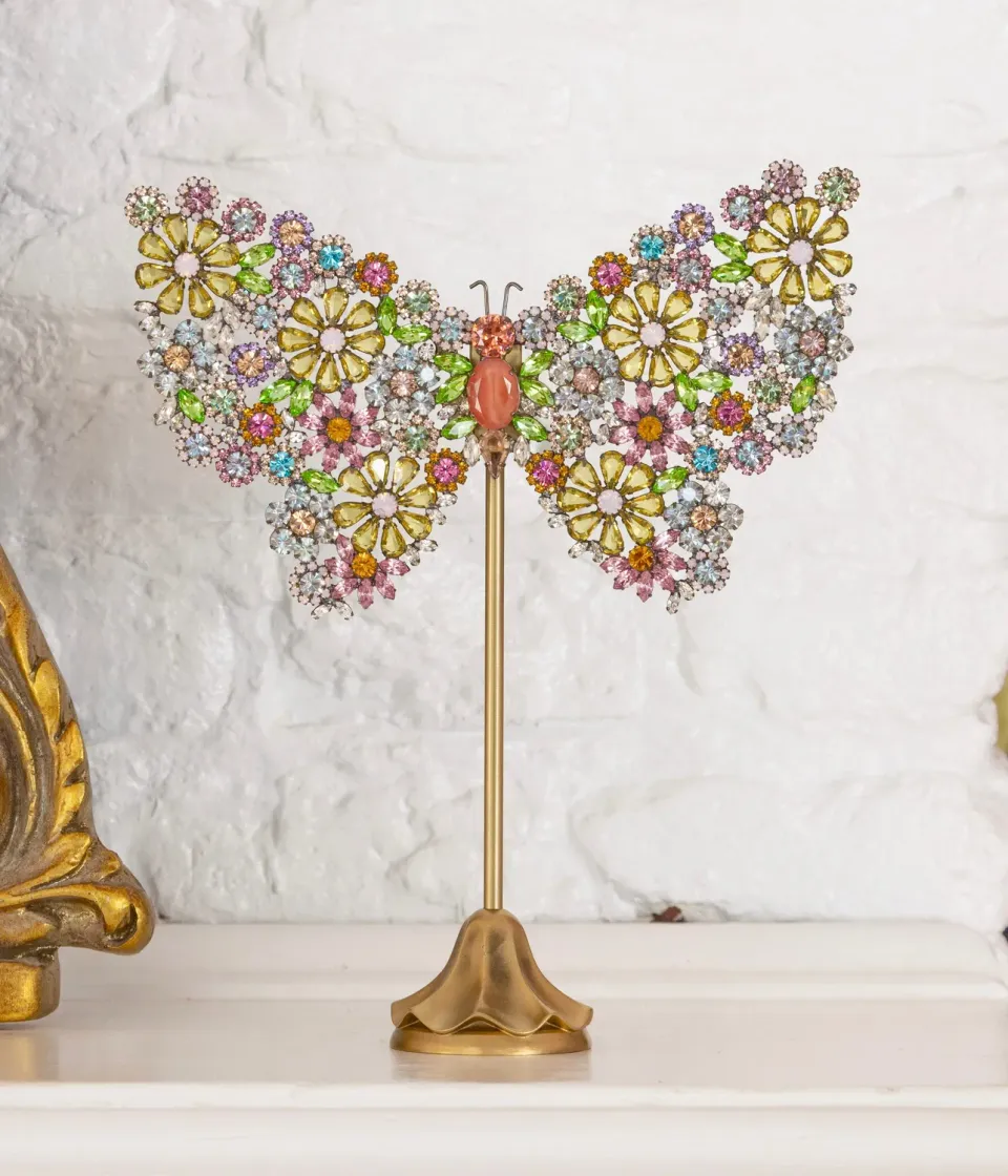 Loren Hope Empress Butterfly skulptur regnbue Large