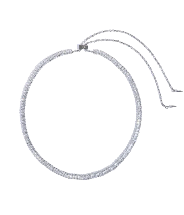 Loren Hope Alice Tennis halssmykke crystal slider 67cm