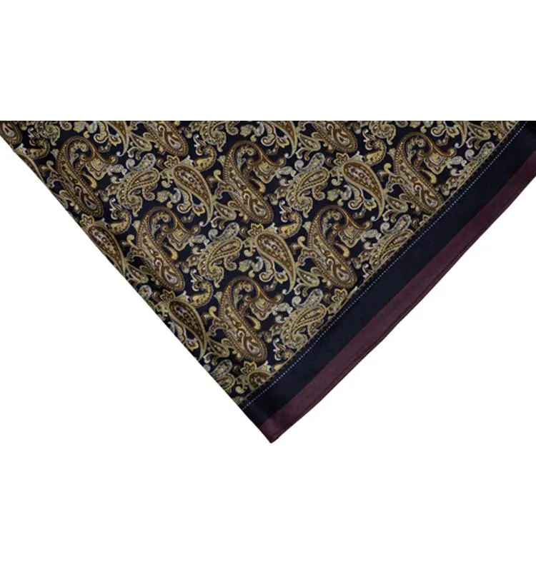Wos WOS UP Lyons skjerf vinrød 130 cm paisley