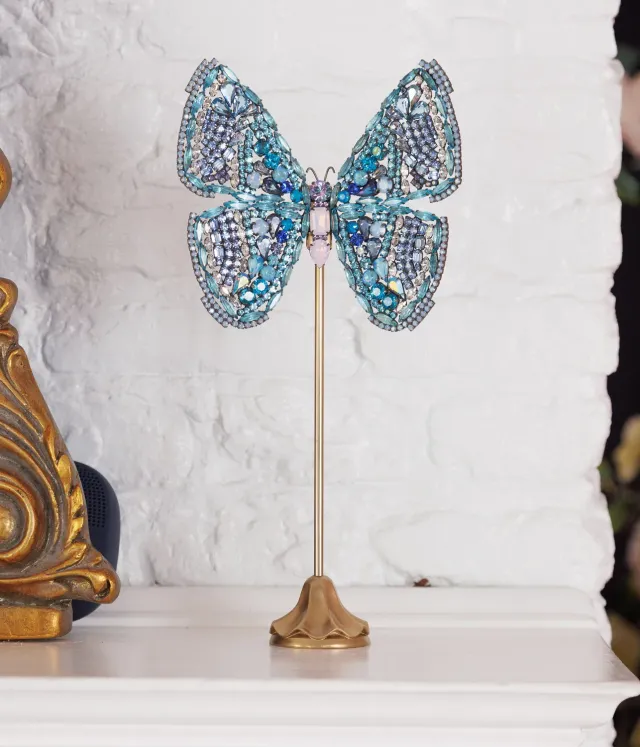 Loren Hope Empress sommerfuglfigur aqua ombré