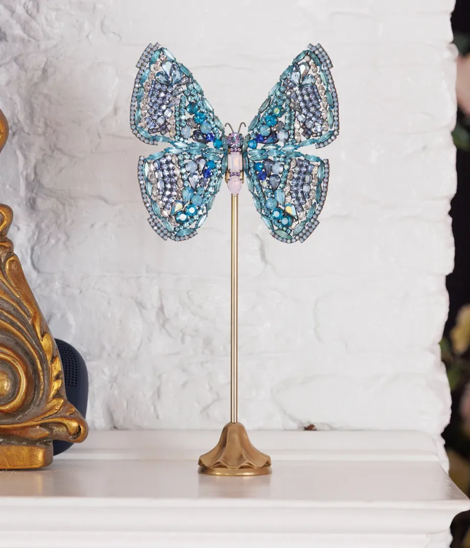 Loren Hope Empress sommerfuglfigur aqua ombré