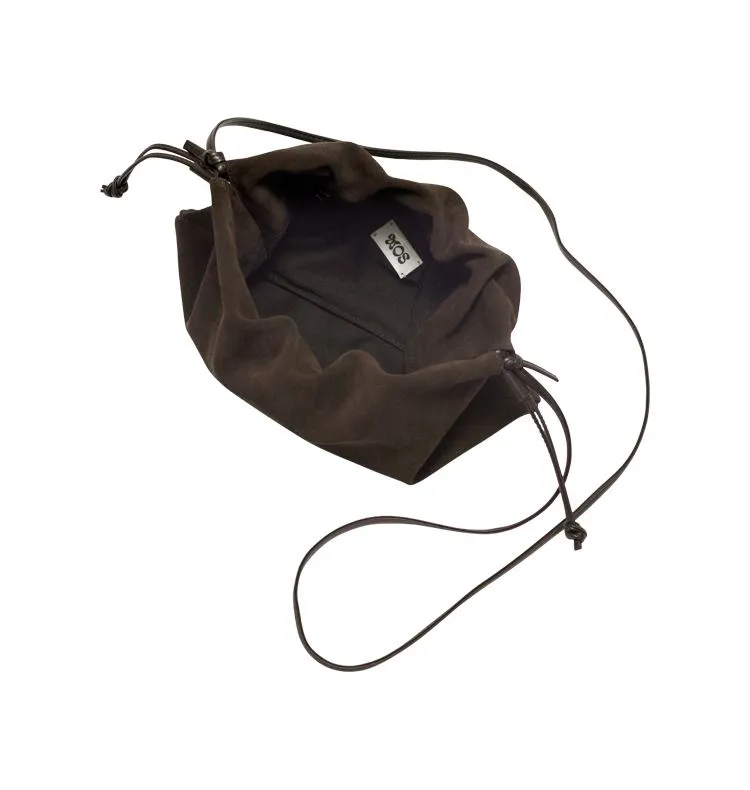 Wos UP Gia veske semsket brun kaffe 31 cm