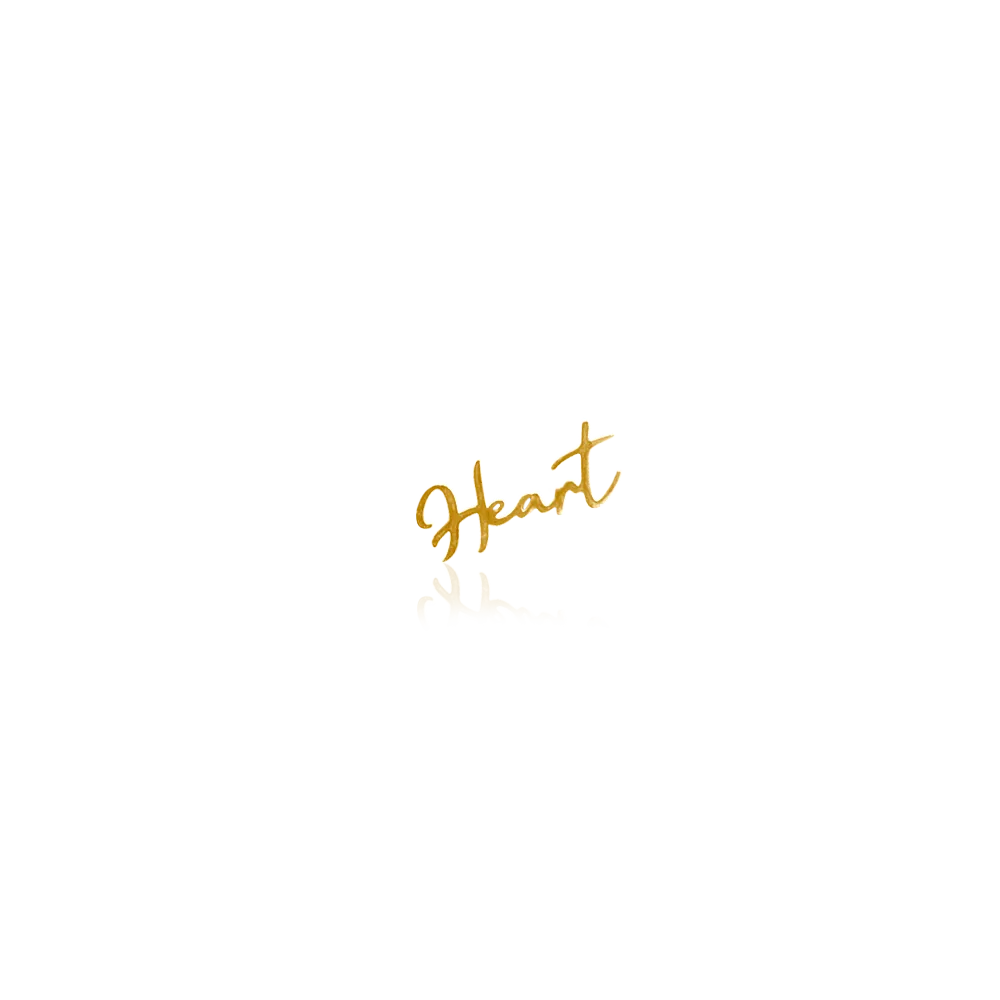 IOAKU Statement Quote Studs ørepynt gull LOVE singel