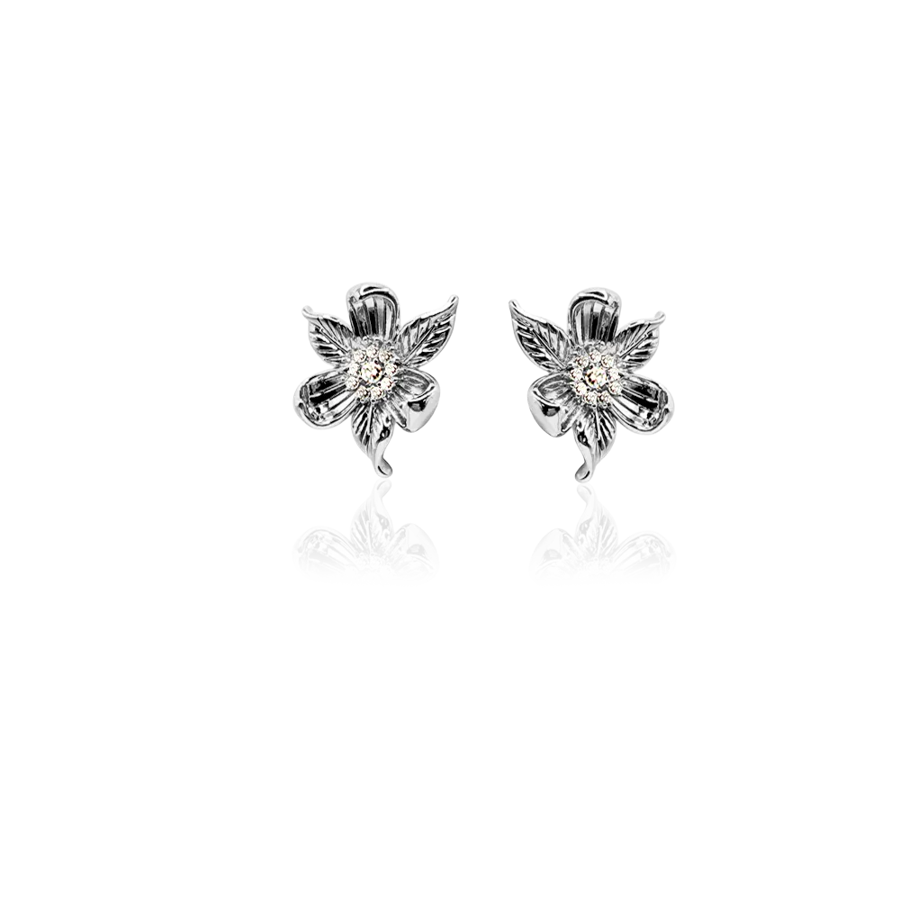 IOAKU Sakura Stud øredobber gull 2,5 cm nikkel Advent