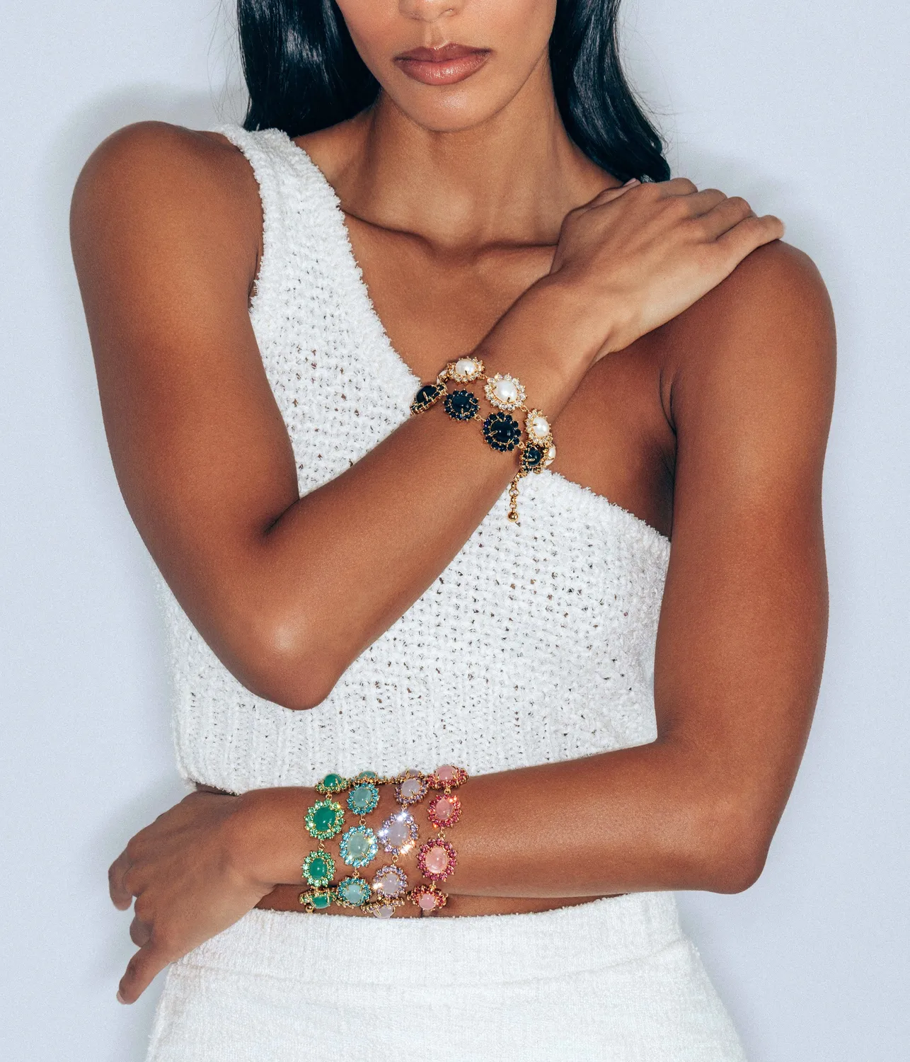 Loren Hope Georgie Bracelet armbånd Navy blå stein