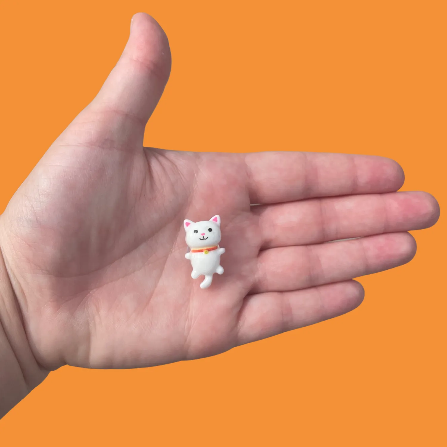 MiniKitty Mini Kitty Croc Charms anheng grå stripet katt