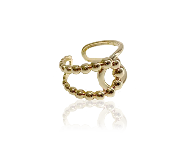 IOAKU Berry Eternal ring gull justerbar messing